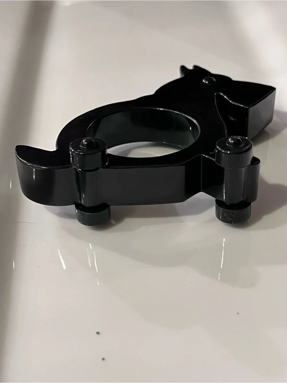 Set of 4 Scottie Dog Napkin Rings on Wheels Restoration Hardware NEW in Box